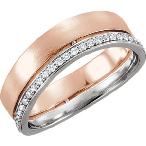 Wedding Ring and Band Set